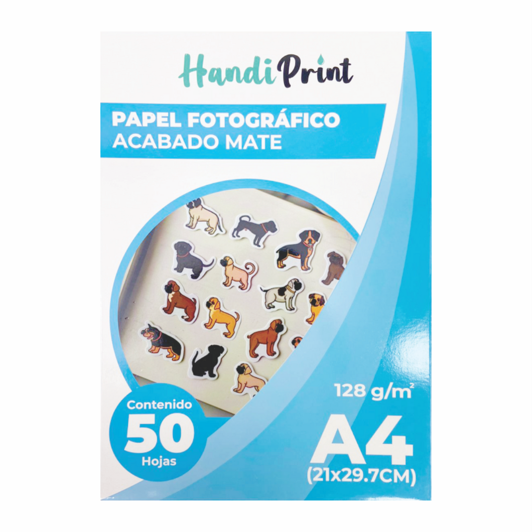 Papel fotográfico mate  128 gr