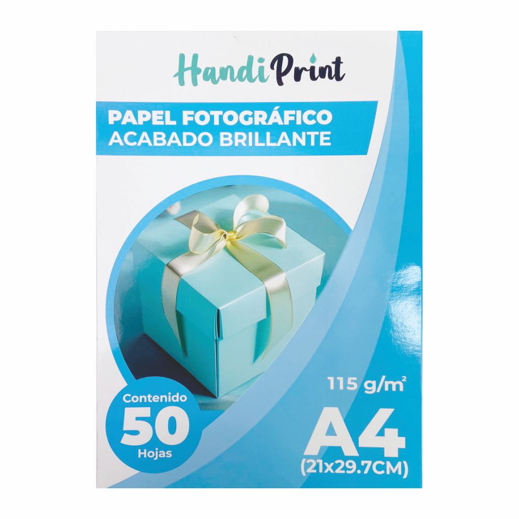 Papel fotográfico brillante 115 gr