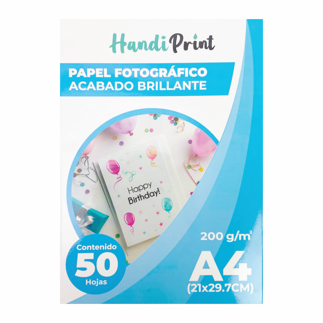 Papel fotográfico brillante 200 gr